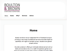 Tablet Screenshot of boultonandbrown.com